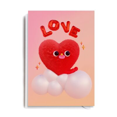 Greeting Card - MEL122 LOVE CLOUD