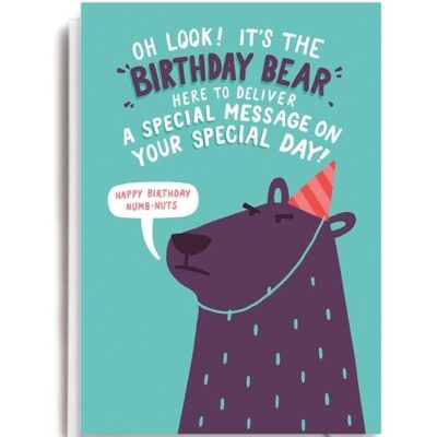 Birthday Bear Card