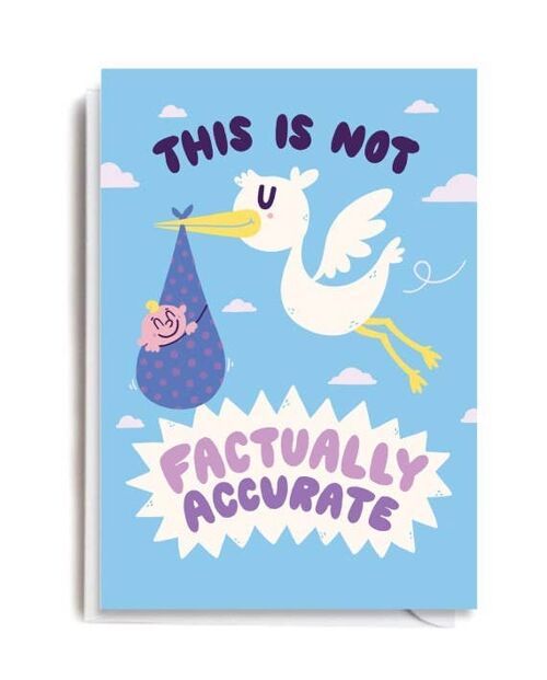 Not Accurate Baby Card