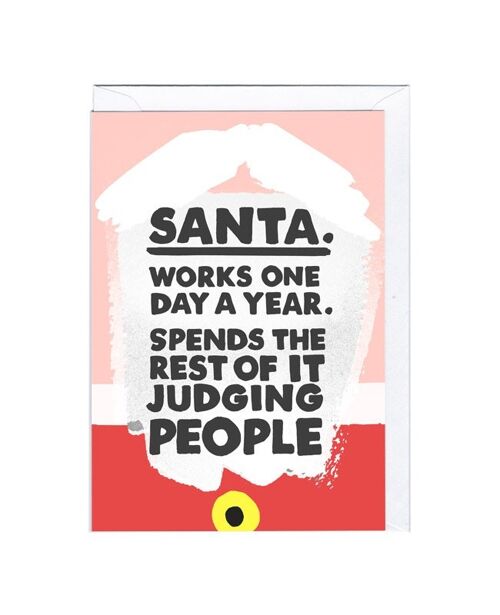 Greeting Card - MJ2035 SANTA JUDGE