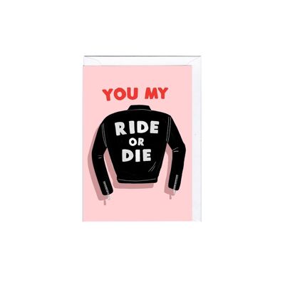 Greeting Card - MJ2044 YOU MY RIDE