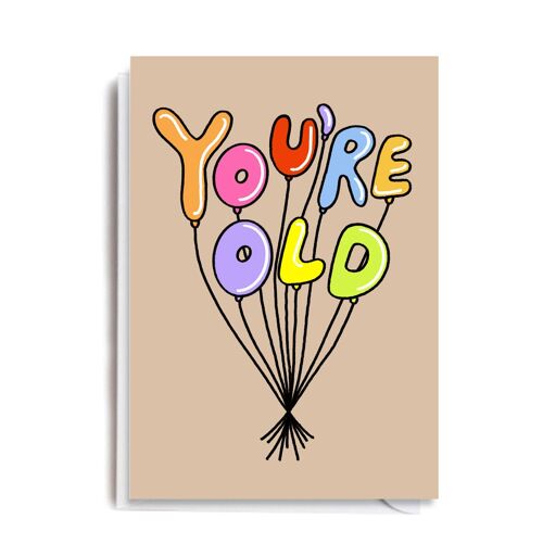 YOU'RE OLD 2 Card