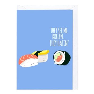 Sushi Rollin Card