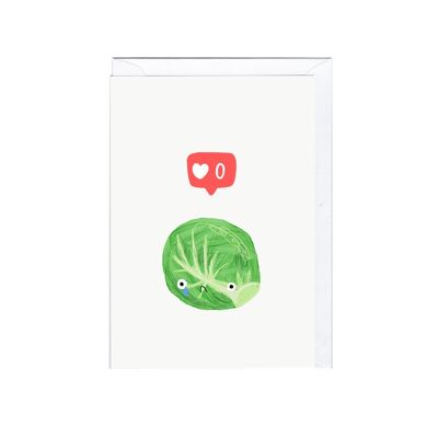 Greeting Card - SS2044 SPROUTS NO LIKES
