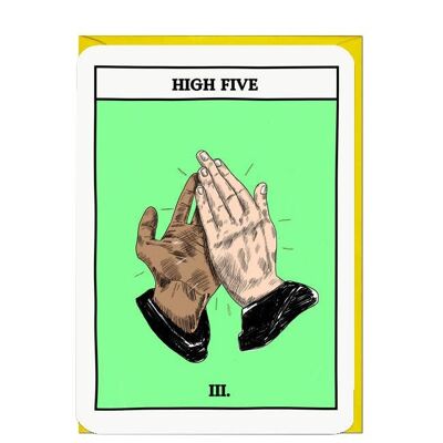 HIGH FIVE TAROT Card