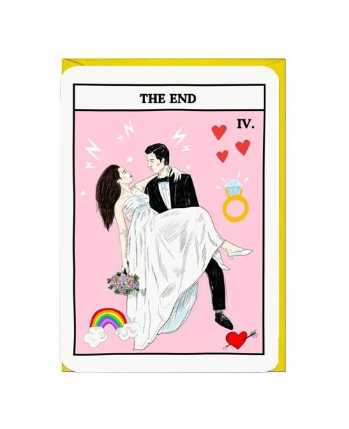 THE END TAROT Card