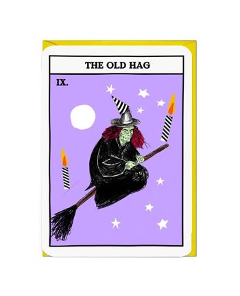 Carte de tarot de la vieille sorcière 2