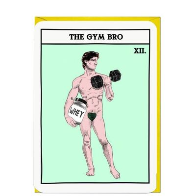 THE GYM BRO TAROT Card