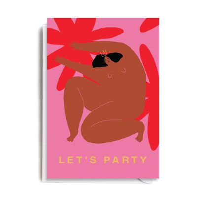 Greeting Card - TP104 LETS PARTY