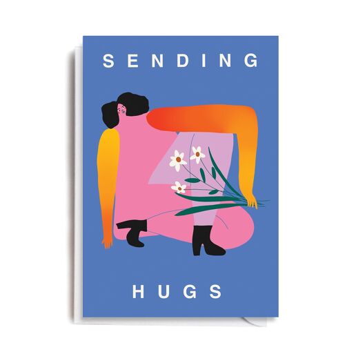 Greeting Card - TP107 SENDING HUGS