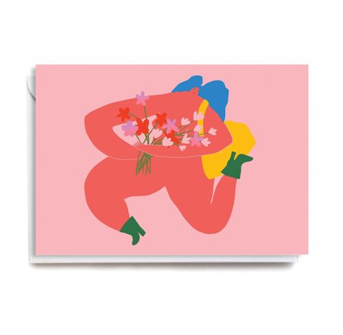 Greeting Card - TP108 FLOWER BOUQUET
