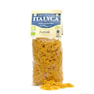 FARFALLE HANDWERKLICHE BIO-PASTA, 100 % HERGESTELLT IN ITALIEN