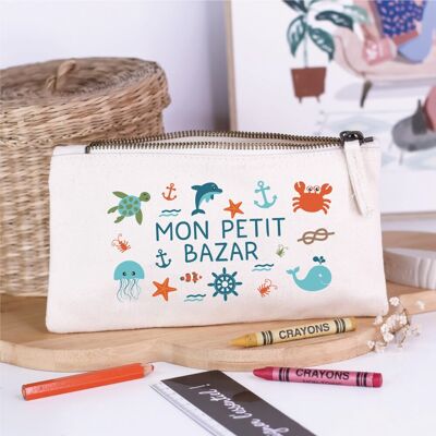 Pencil case "My little bazaar" - Marine animals