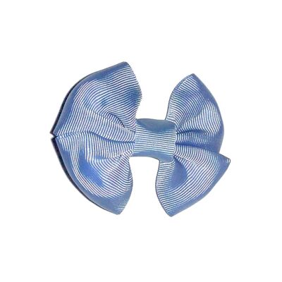 Hair bow with Clip - 7 X 6 cm- Blue