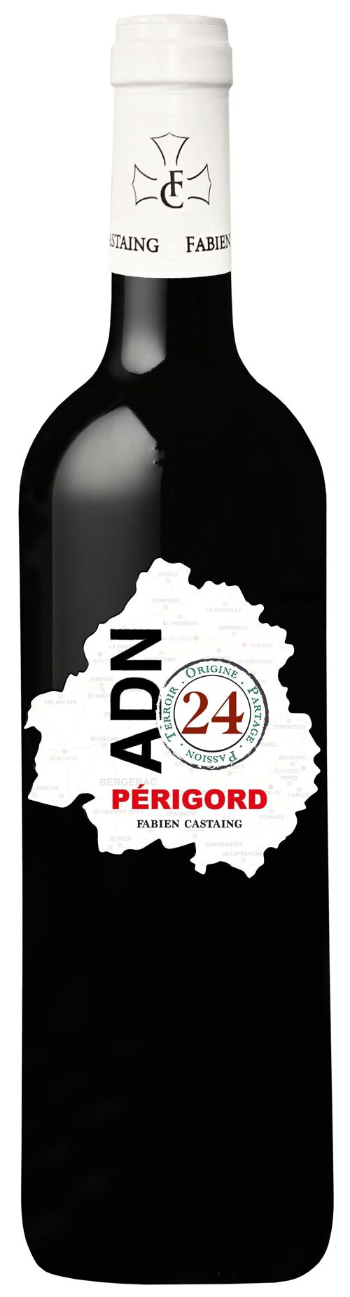Vin Rouge Périgord ADN 24 - 75cl