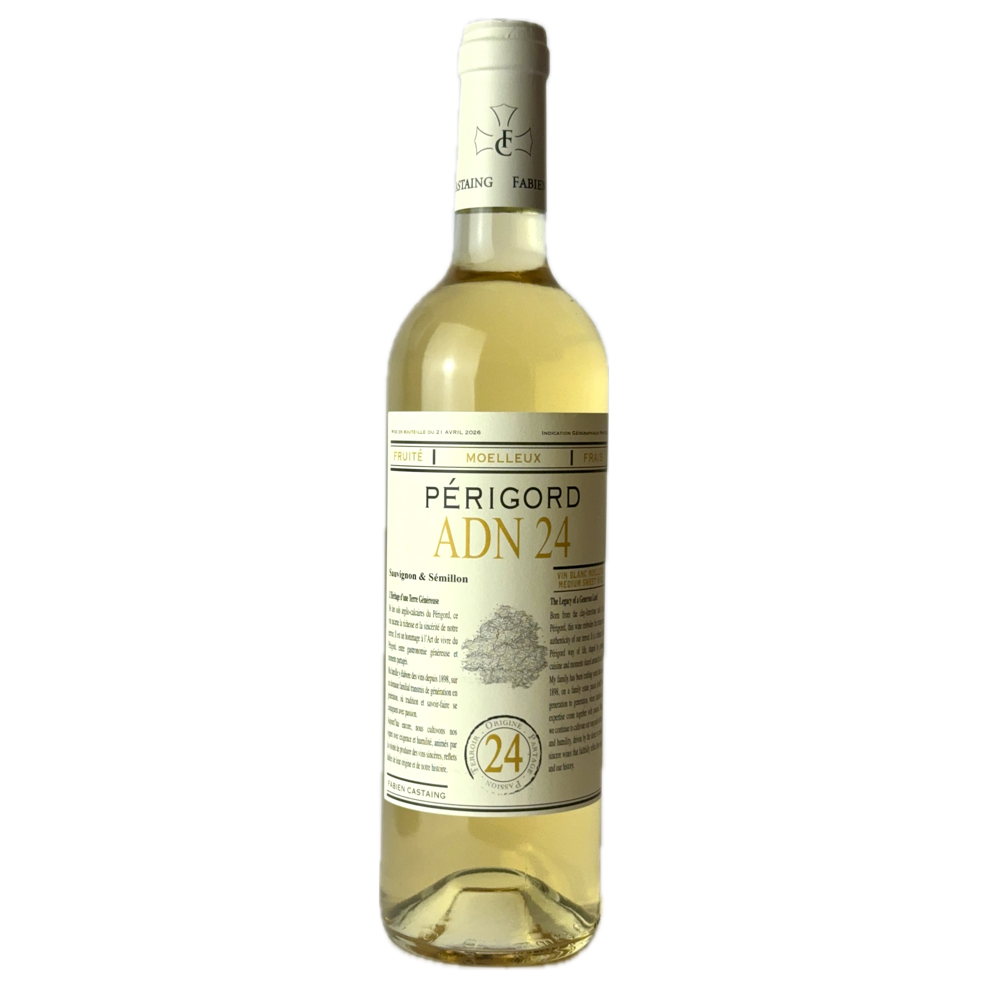 Sweet White Wine Périgord ADN 24 - 75cl