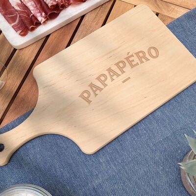 Aperitif board with Papapéro handle (engraved)