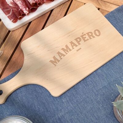 Aperitif board with Mamapéro handle (engraved)