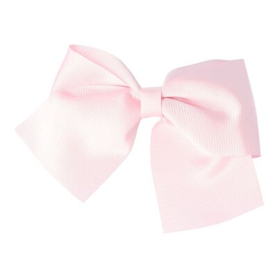 Hair Bow with Clip - 11 X 9 cm - Pastel Pink