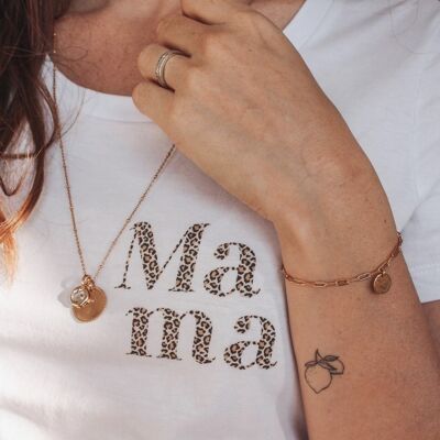 Mama Damen T-Shirt LEOPARD