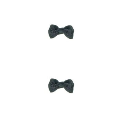 2-pack hair bows with clip - Black
