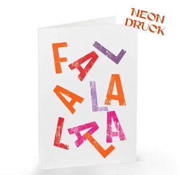 Carte de voeux "Falala" 2