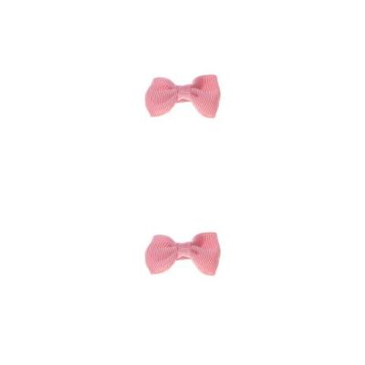 2-pack hair bows with clip - Pale Pink