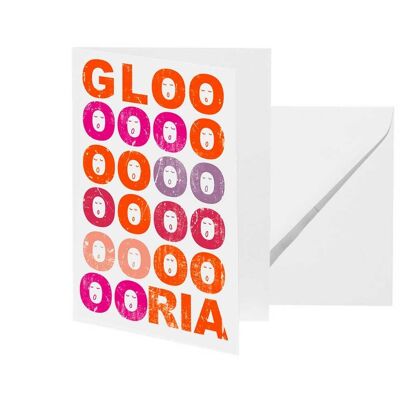 Tarjeta de felicitación "Gloooooria"