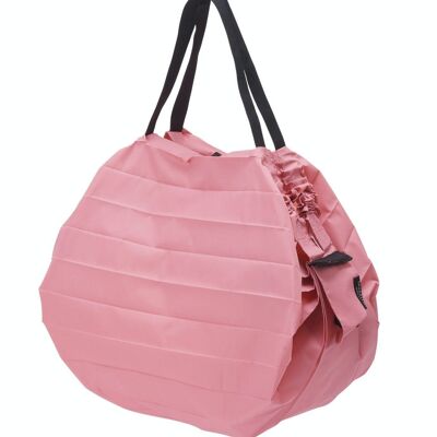 Shupatto Compact Foldable Japanese Shopping Bag Size M - MOMO (Peach)