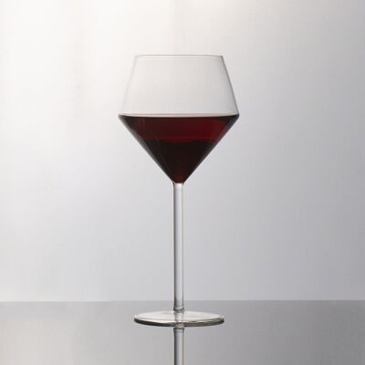 Grand verre à vin rouge en genévrier / Lot de 2