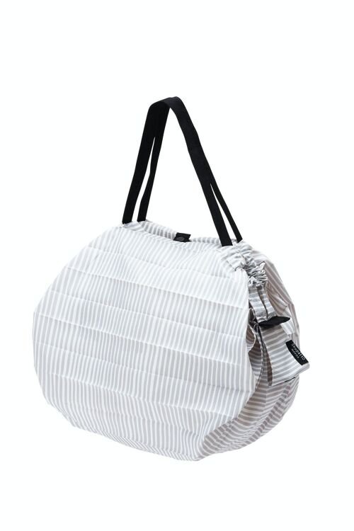 Sac shopping japonais compact pliable Shupatto taille M - SEN (Rayé)