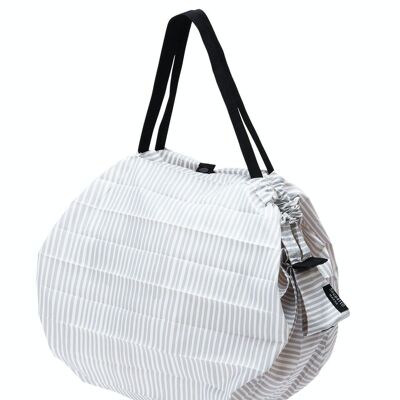 Shupatto Bag - Compact and Foldable Japanese - Size M - SEN (Striped)