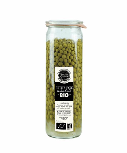 Petits pois du Sud Ouest Bio 350g