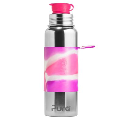 PURA SPORTFLASCHE 850 ML / PINK SWIRL