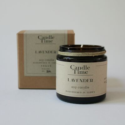 Scented soy candle - Lavender