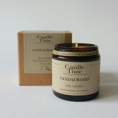 Scented soy candle - Sandalwood
