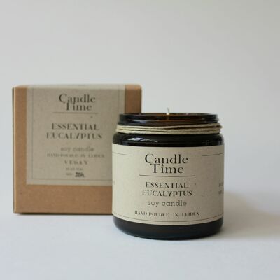 Scented soy candle - Essential Eucalyptus