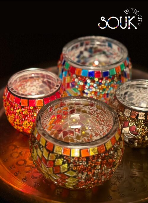 Colorful Medina Tealight Holders