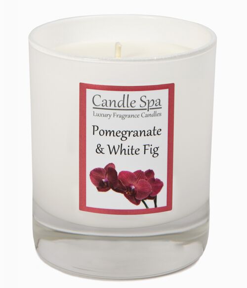 Pomegranate & White Fig Luxury Candle in 20cl Tumbler