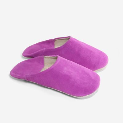 Moroccan Comfort Collection: Handcrafted Leather Slippers Simple