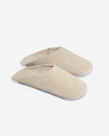 Collection Confort Marocain : Chaussons En Cuir Artisanal Simple 10