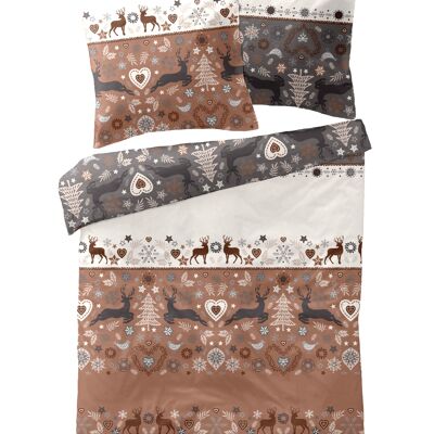 Premium beaver bed linen deer