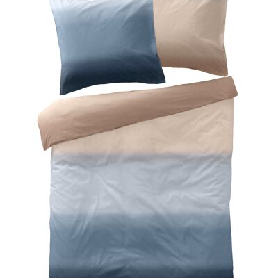 Ropa de cama de castor premium, degradado azul