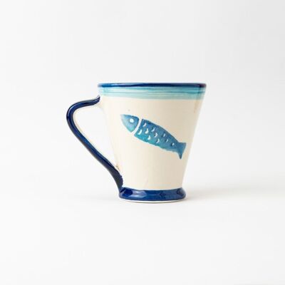 Mug petit-déjeuner en céramique 300ml / THON blanc