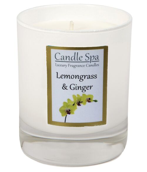 Lemongrass & Ginger Luxury Candle in 20cl Tumbler