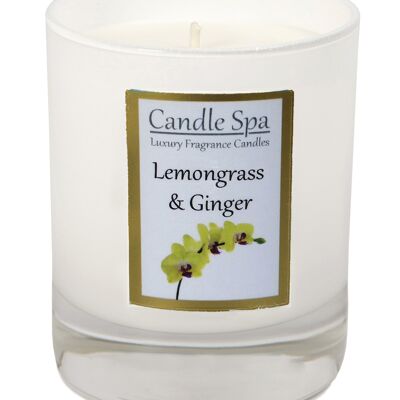 Lemongrass & Ginger Luxury Candle in 20cl Tumbler