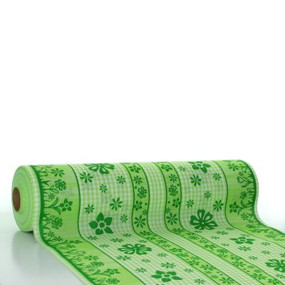 Runner da tavolo Joni in verde di Linclass® Airlaid 40 cm x 24 m, 1 pezzo