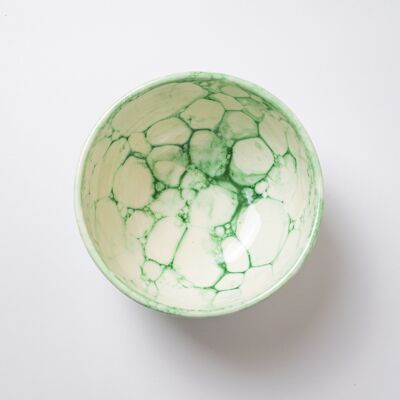 Bowl de cerámica Ø14 cm / Verde - Poseidon