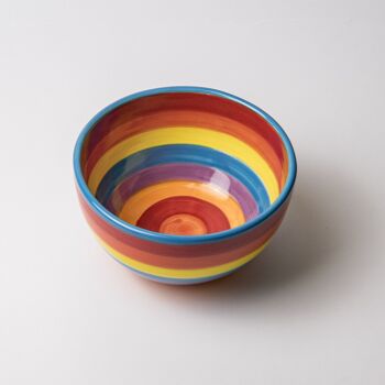 Bol en Céramique Ø14 cm / Multicolore - Iris 2