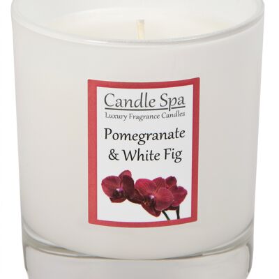 Pomegranate & White Fig Luxury Candle in 30cl Tumbler